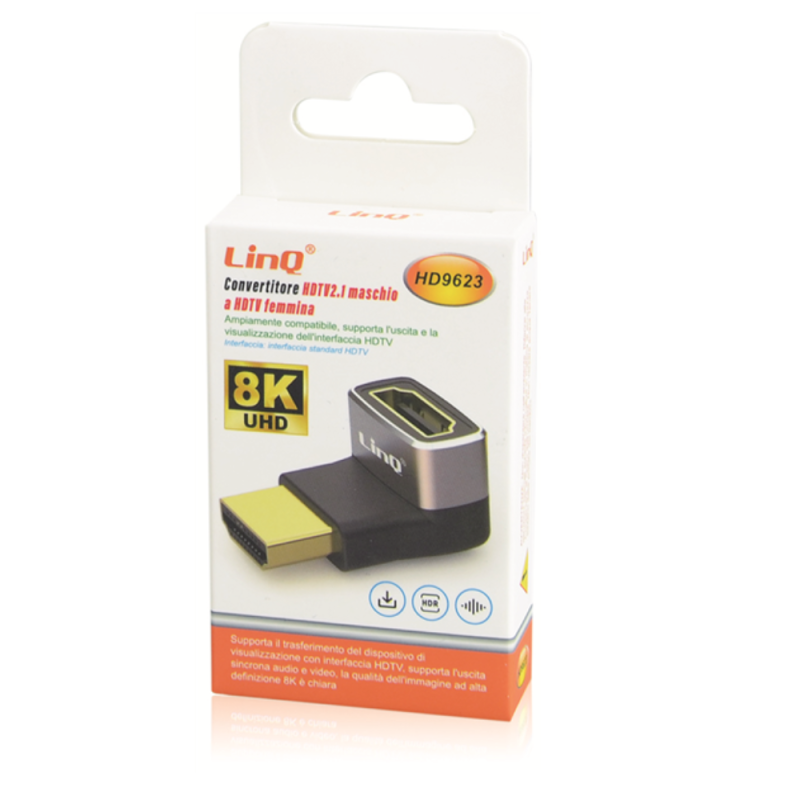 Convertisseur HDMI mâle vers femelle LinQ HD9623 — LinQ · Smarty Paris 18e